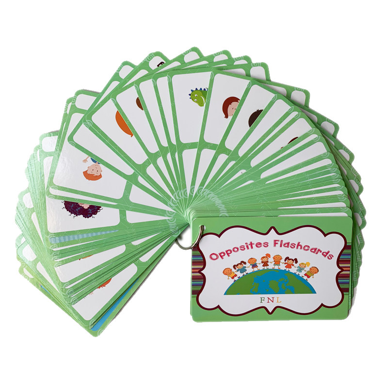Kids Educational Gadget - 100 Kartek z Przeciwnymi Słownościami, Angielskie