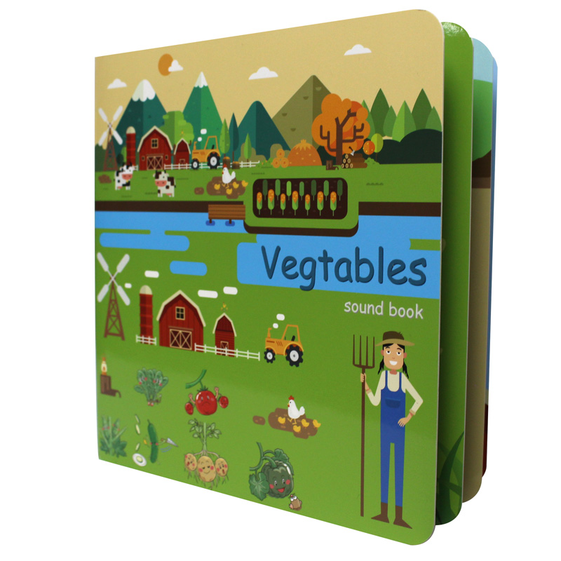 Kids Education Book - Niestandardowe książki planszowe dla niemowląt Angielskie