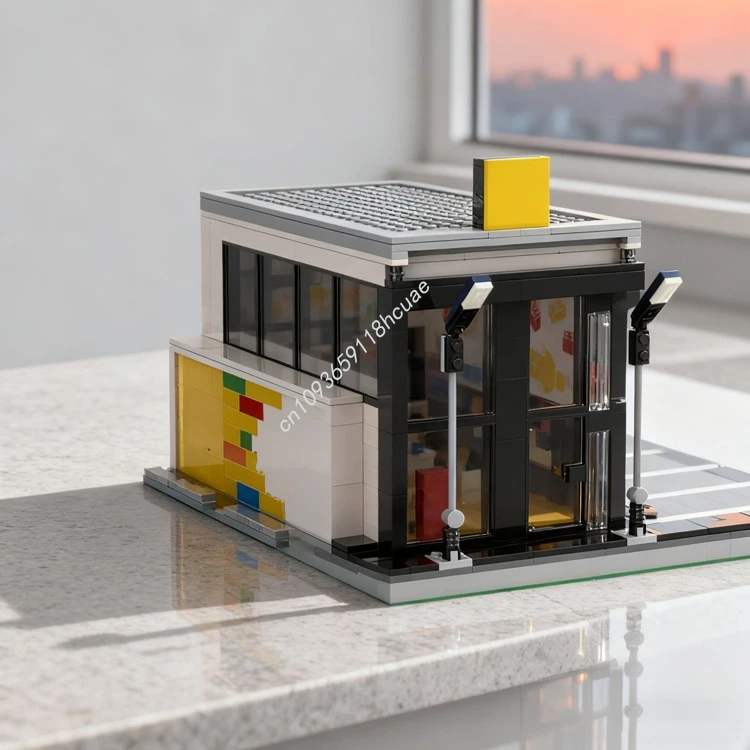 Kids Education Store - 950 elementów MOC Sklep Modułowy Model