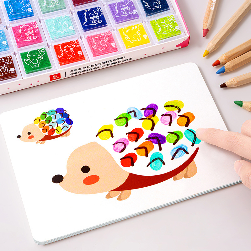 Kids Education Laptop - Kreatywność zestaw do malowania palcami rysunek