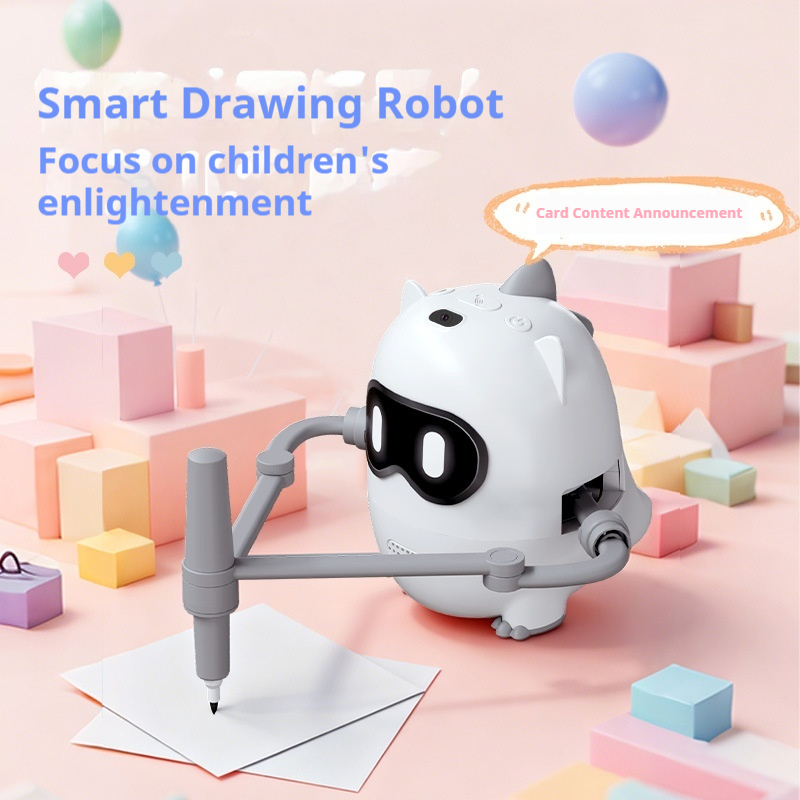 Kids Educational Gadget - Uniwersalny Inteligentny Robot Dinozaur do Rysowania,