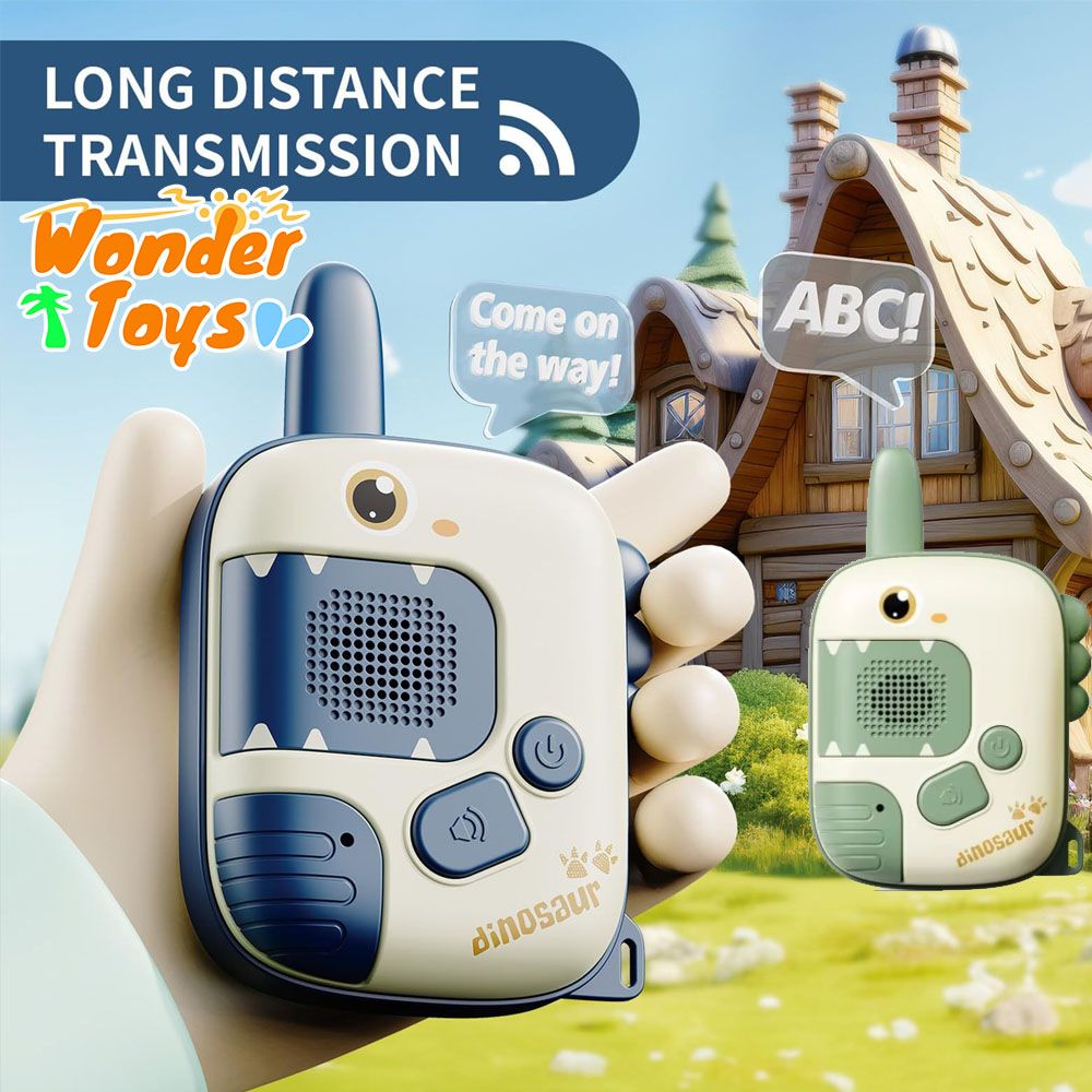 Kids Education Mobile - 2 sztuki Walkie Talkie Dinozaury Radiotelefony
