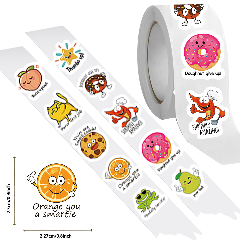 500 sztuk rolka śliczne naklej – Kids Education Motivation recenzja i cena