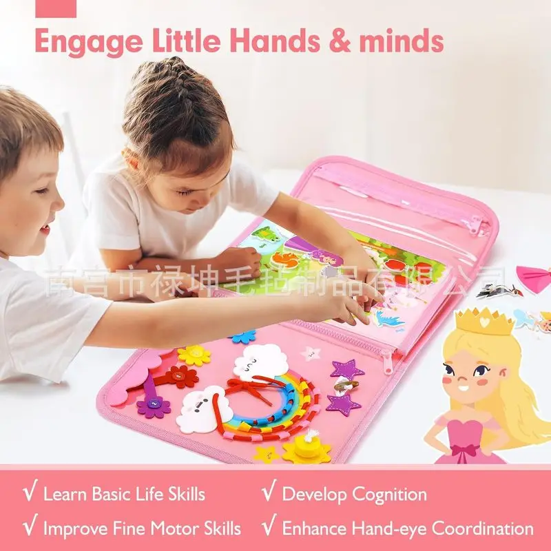 Tablica Manipulacyjna z Filcu  – Kids Education Book recenzja i cena