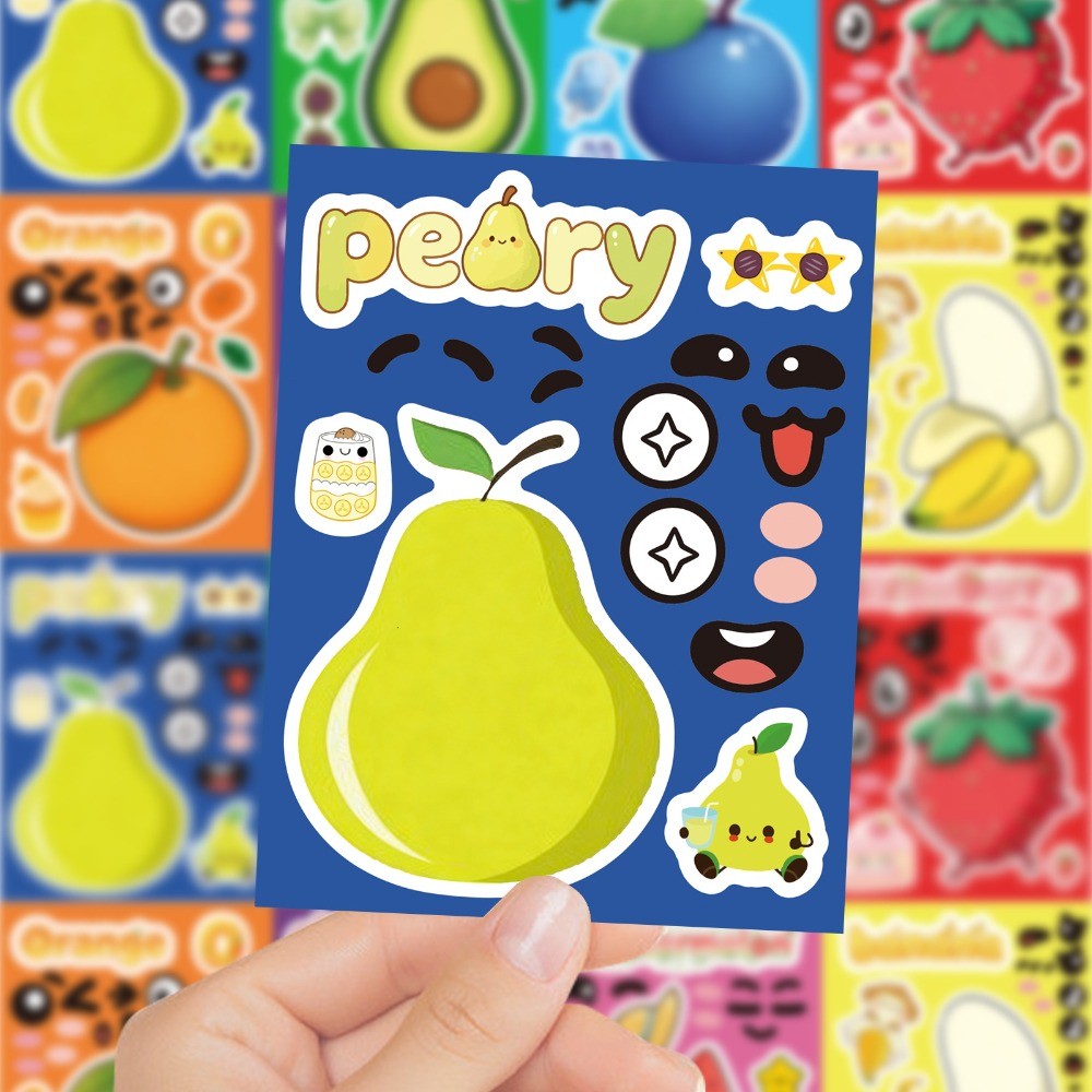 8 arkuszy naklejek z uroczymi  – Kids Education Store recenzja i cena