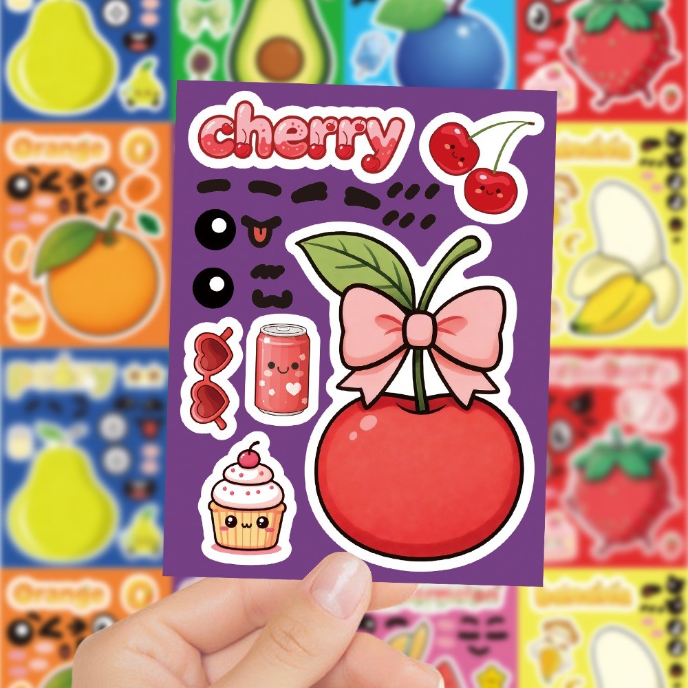 8 arkuszy naklejek z uroczymi  – Kids Education Store recenzja i cena
