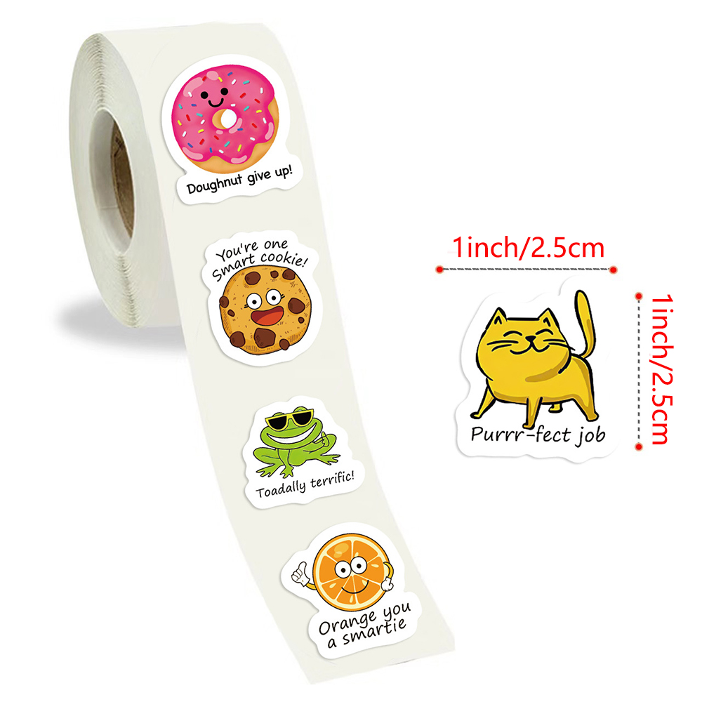 100-500 sztuk śliczne naklejki – Kids Education Motivation recenzja i cena